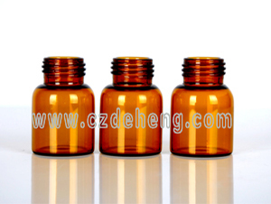 (琥珀色玻璃瓶,琥珀色硼矽玻璃瓶)